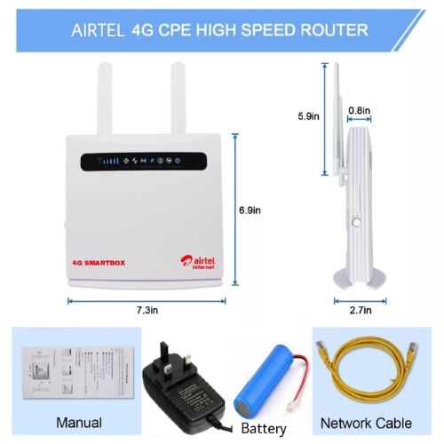 Airtel Router 4g Lte Wifi Mobile Internet