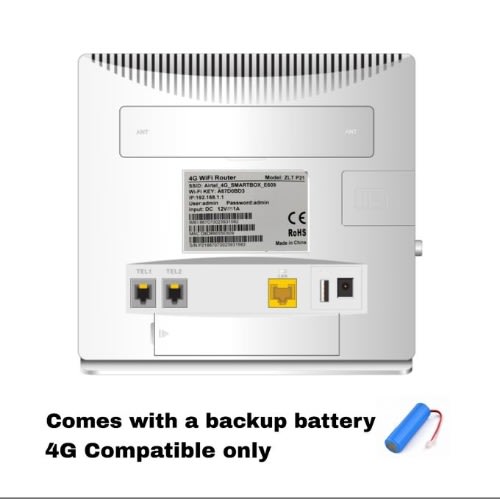 Airtel Router 4g Lte Wifi Mobile Internet