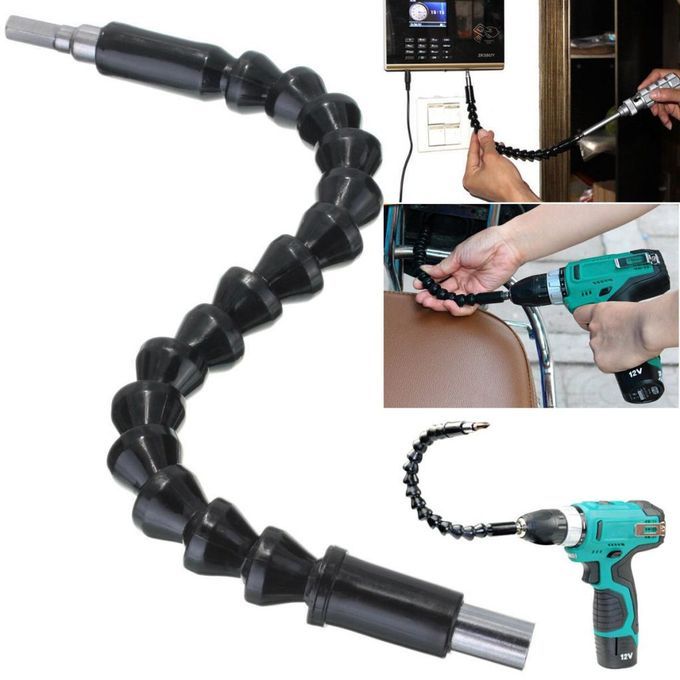 300mm 14  Shank Flexible Shaft Screwdriver Drill Driver Extension