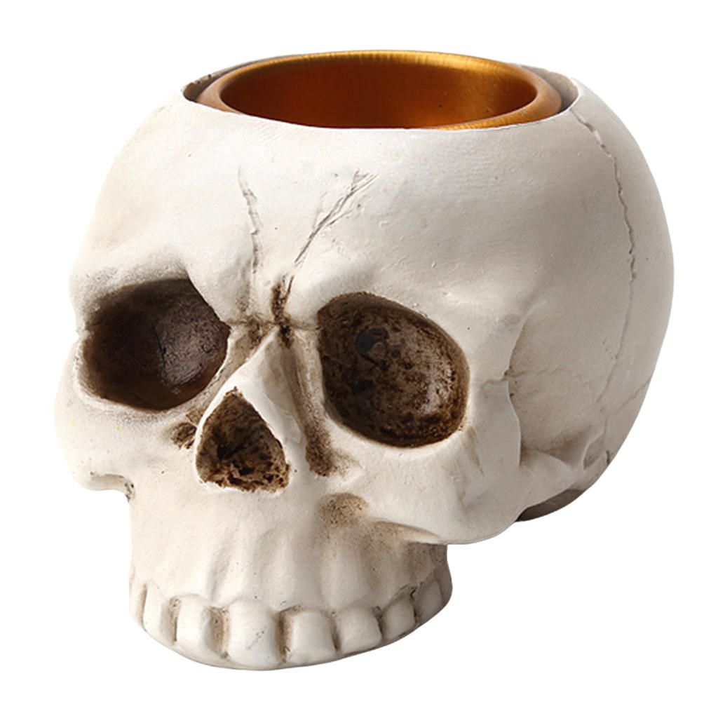 2X Candle Tea Light Holder Candlestick For Halloween