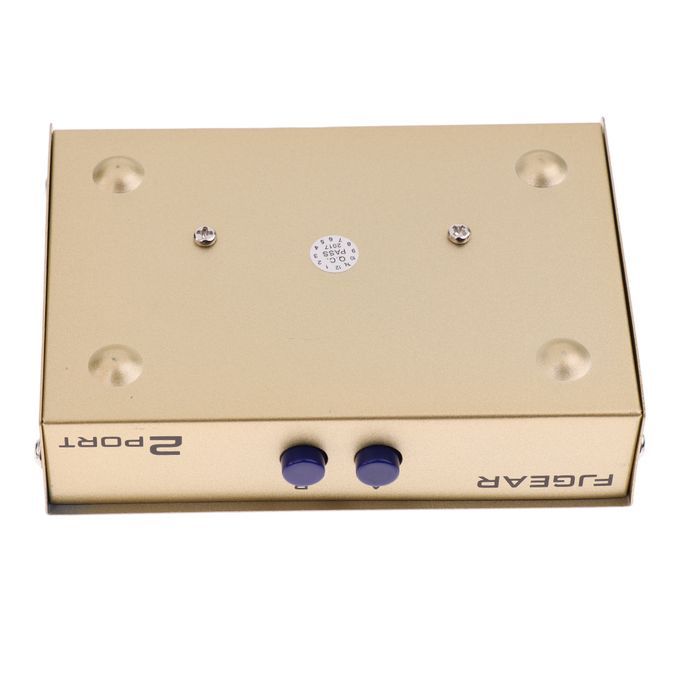 2Ports Button Network Switch Splitter Hub 2-In 1-Out Or 1-In 2-Out