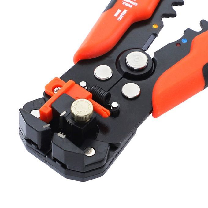 8-in H Ele Tri Ian's Wire Plier Multifun Tional Plier Automati  Wire Stri Er-orange Bla K-210*108mm
