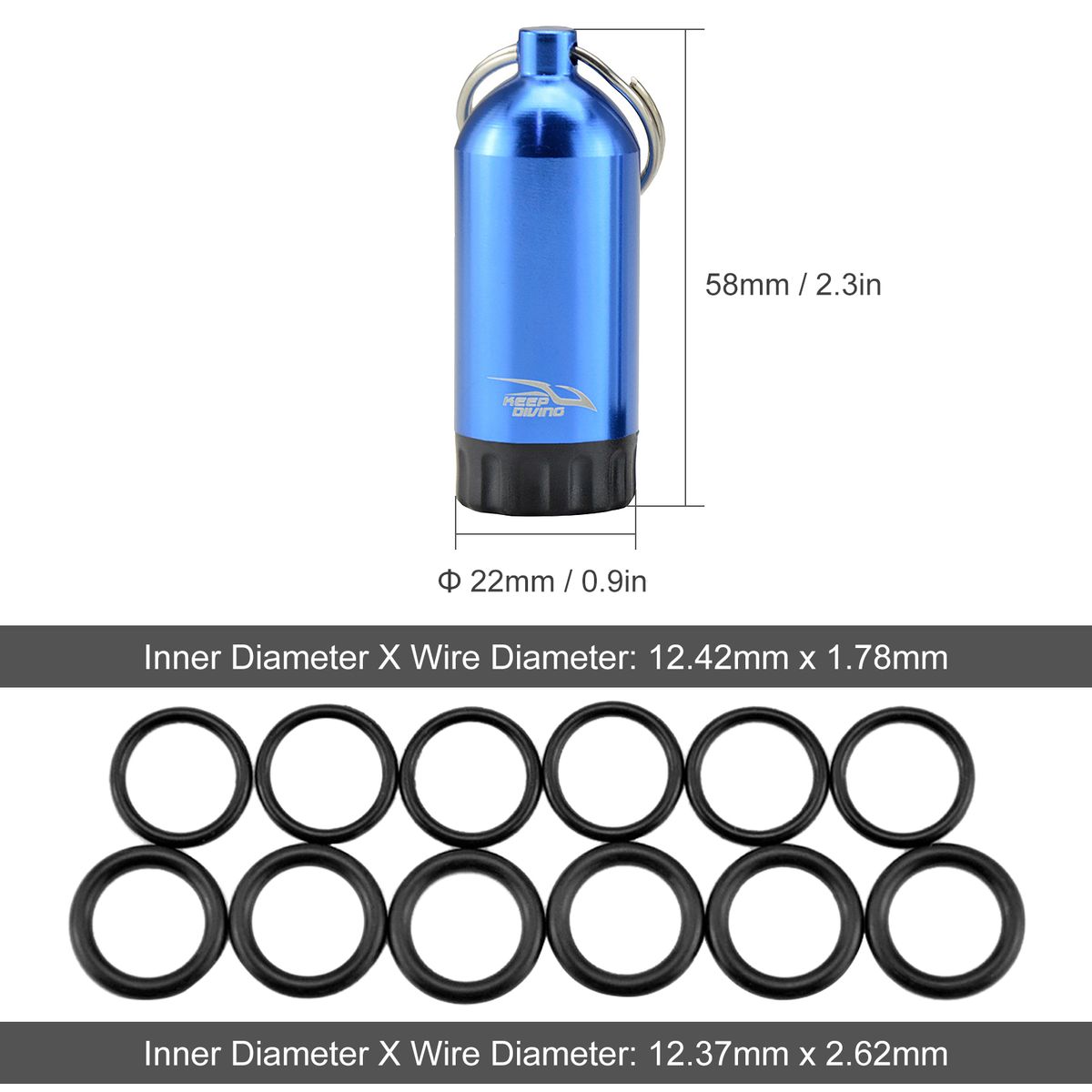 Aluminum Alloy Mini Scuba Tank With One Pick Needle And
