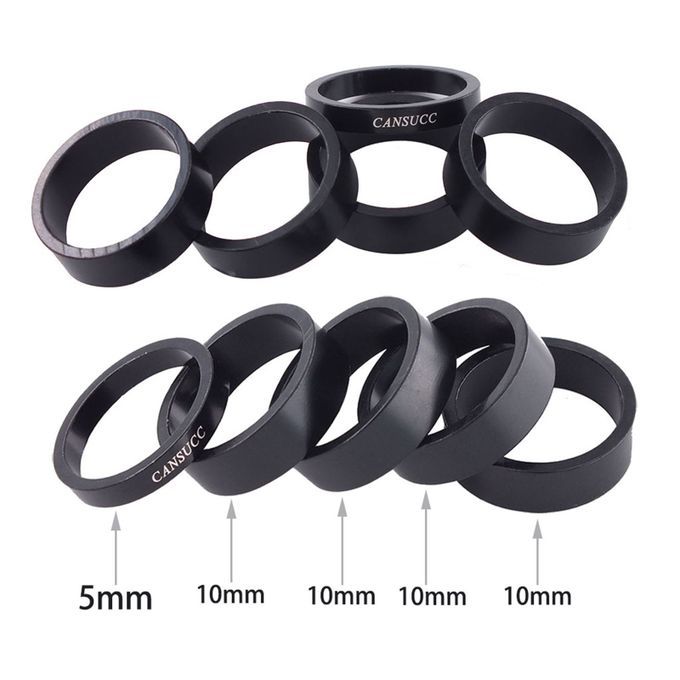 1 Set Bicycle Headset Spacer MTB Bike Headset Washer Front Stem Golden