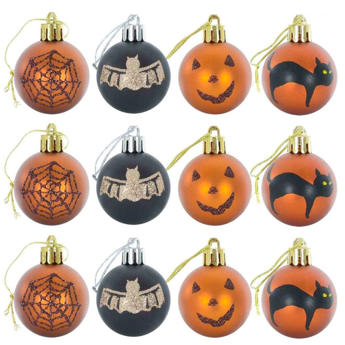 Halloween Hanging Balls Set Of 12 Halloween Decoration Ball