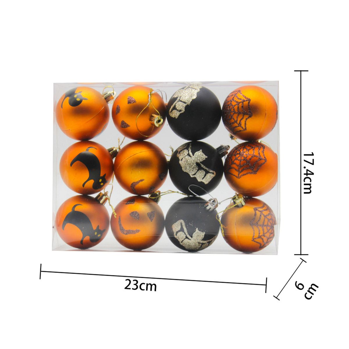 Halloween Hanging Balls Set Of 12 Halloween Decoration Ball