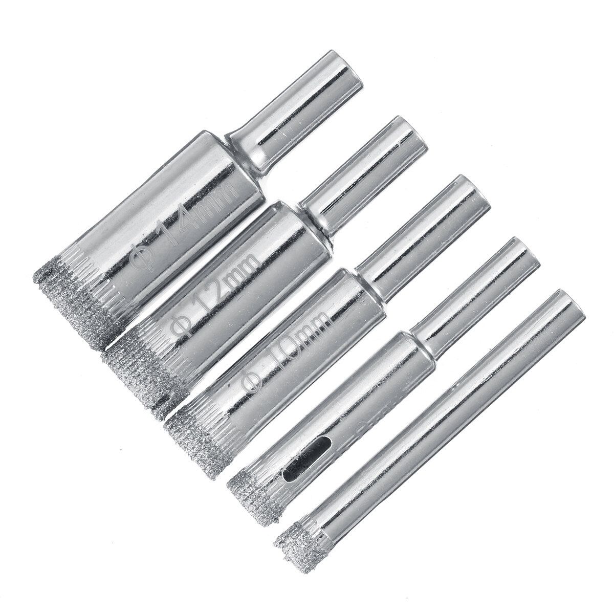 5/30Pcs 8-50mm Diamond Holesaw Drill Bit Tool For Ceramic Porcelain Glass Marble Diamond Holes Drill Bits 5 Pcs