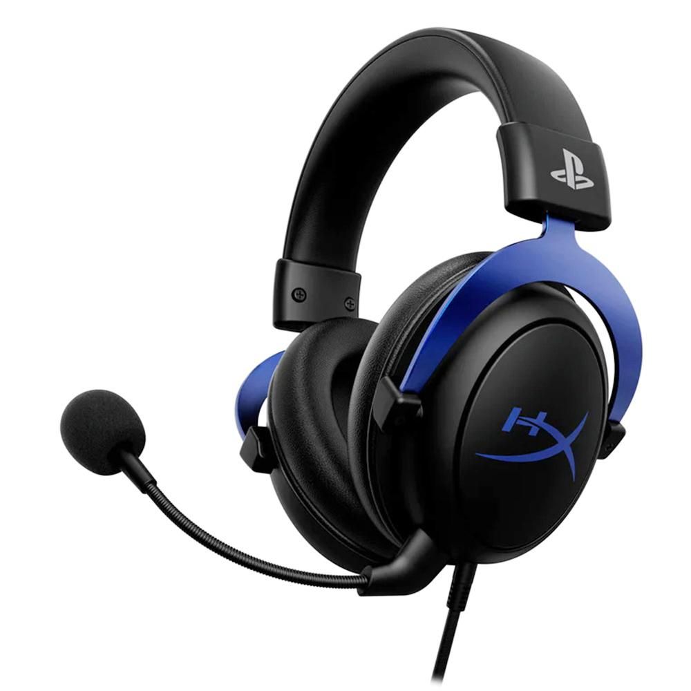 Kingston HyperX Cloud Gaming Head-mounted Gaming Headset with in-Line Audio Control Detachable Microphone for PS4 PS5 Xbox PC