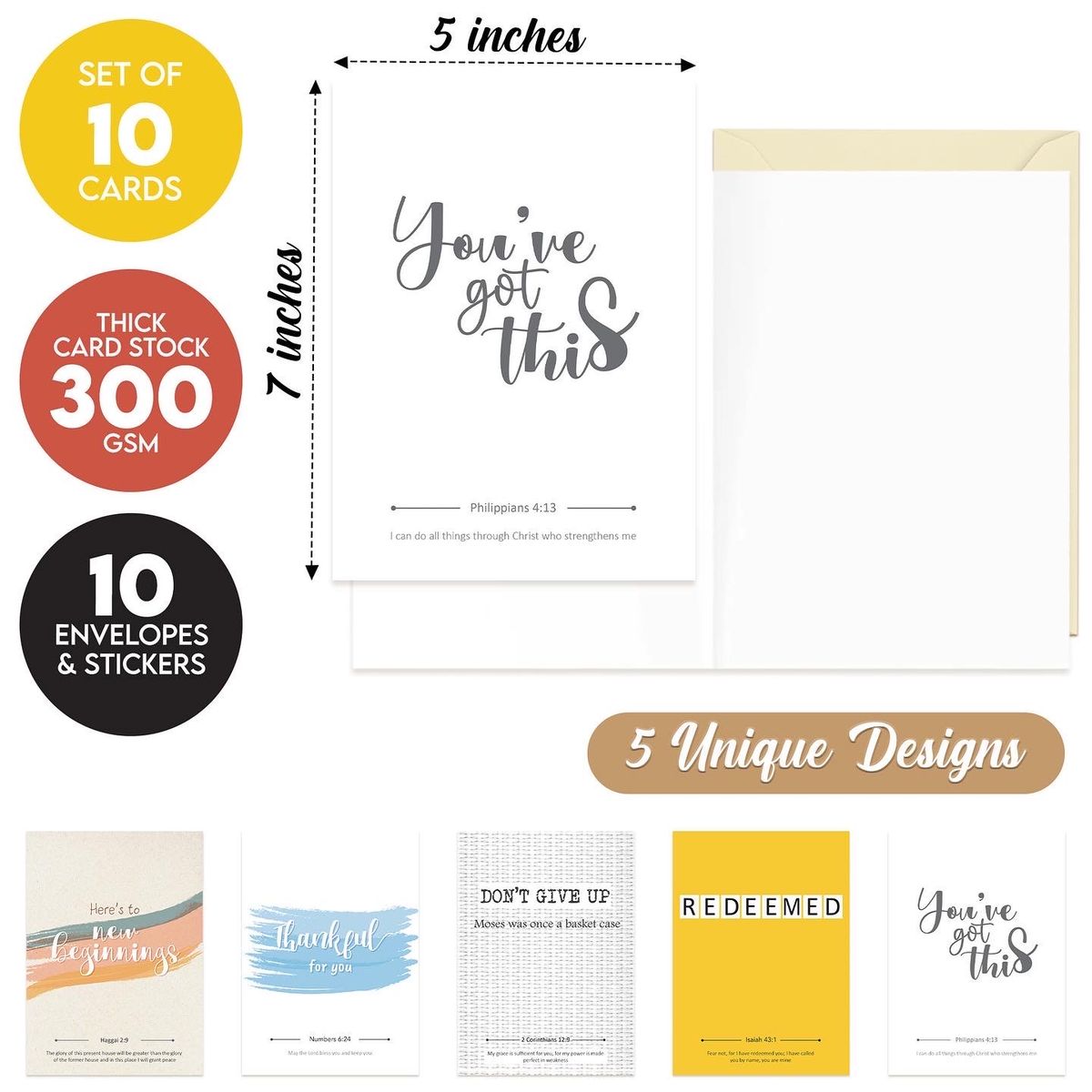 KultureGames 10 Pack Premium Christian Greeting Cards II