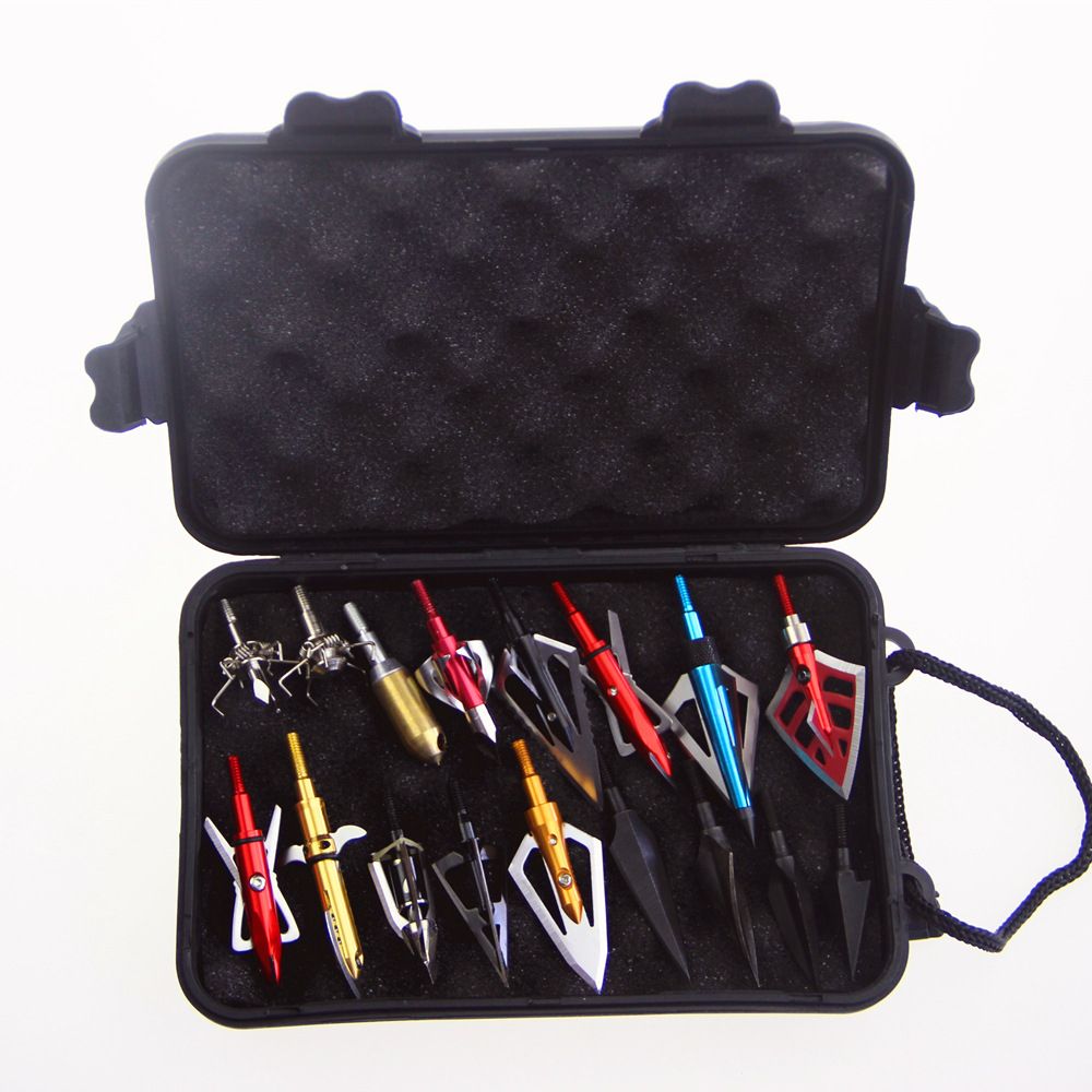 Archery Arrow Heads Case Plastic Tool Box Storage