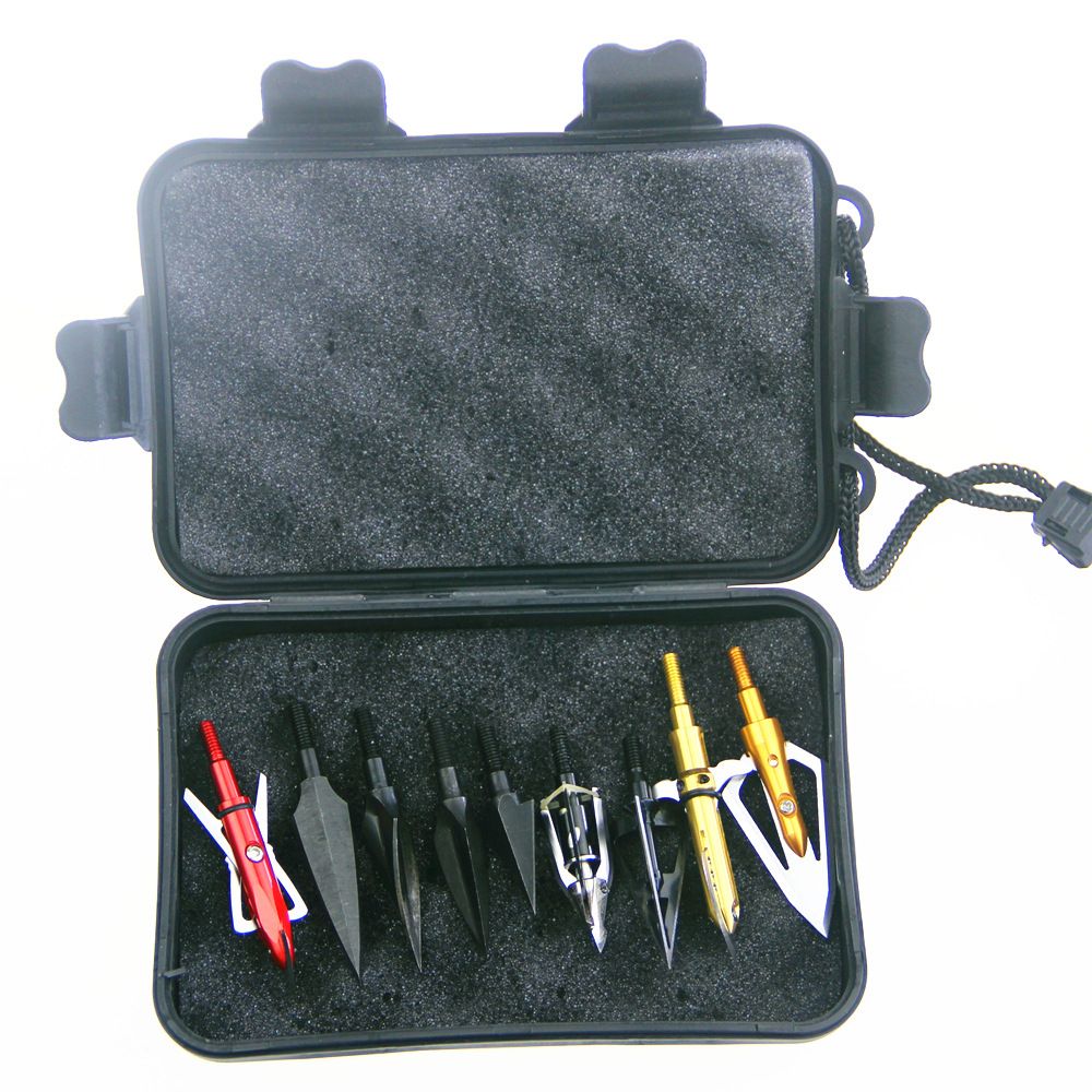 Archery Arrow Heads Case Plastic Tool Box Storage