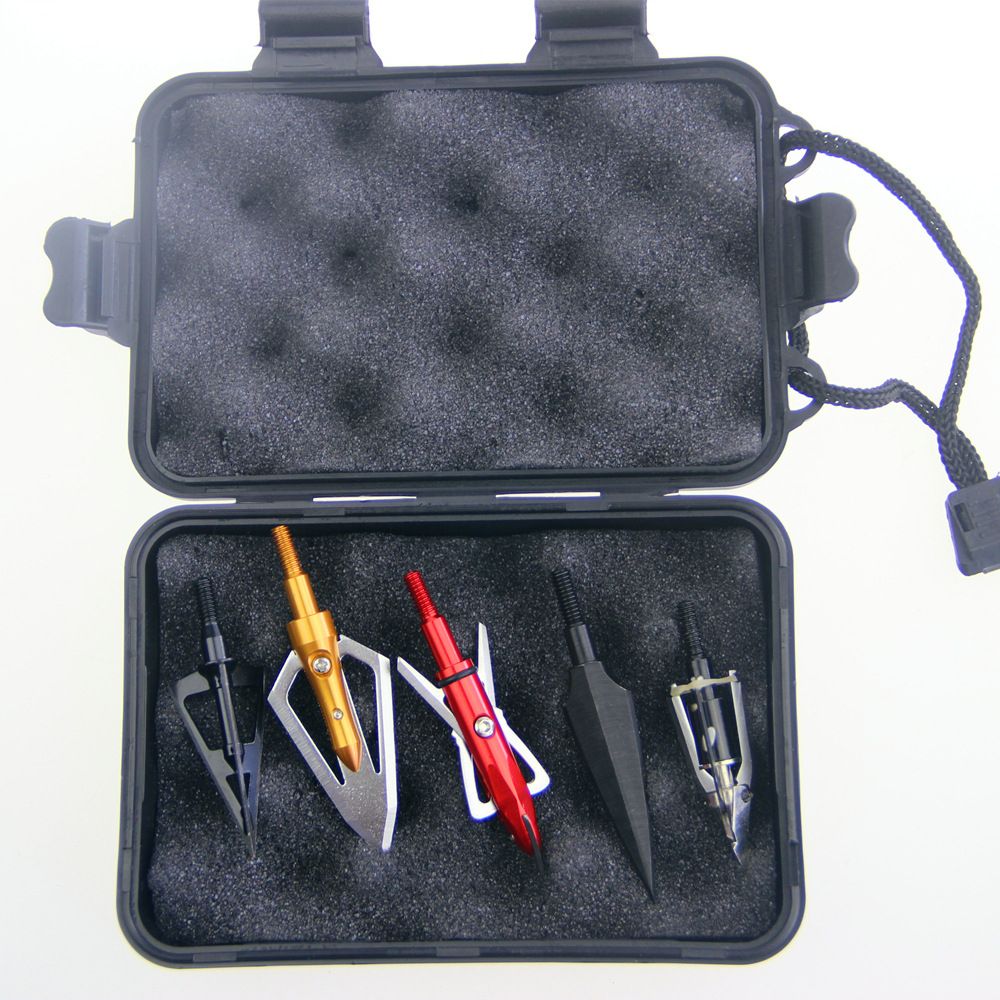 Archery Arrow Heads Case Plastic Tool Box Storage