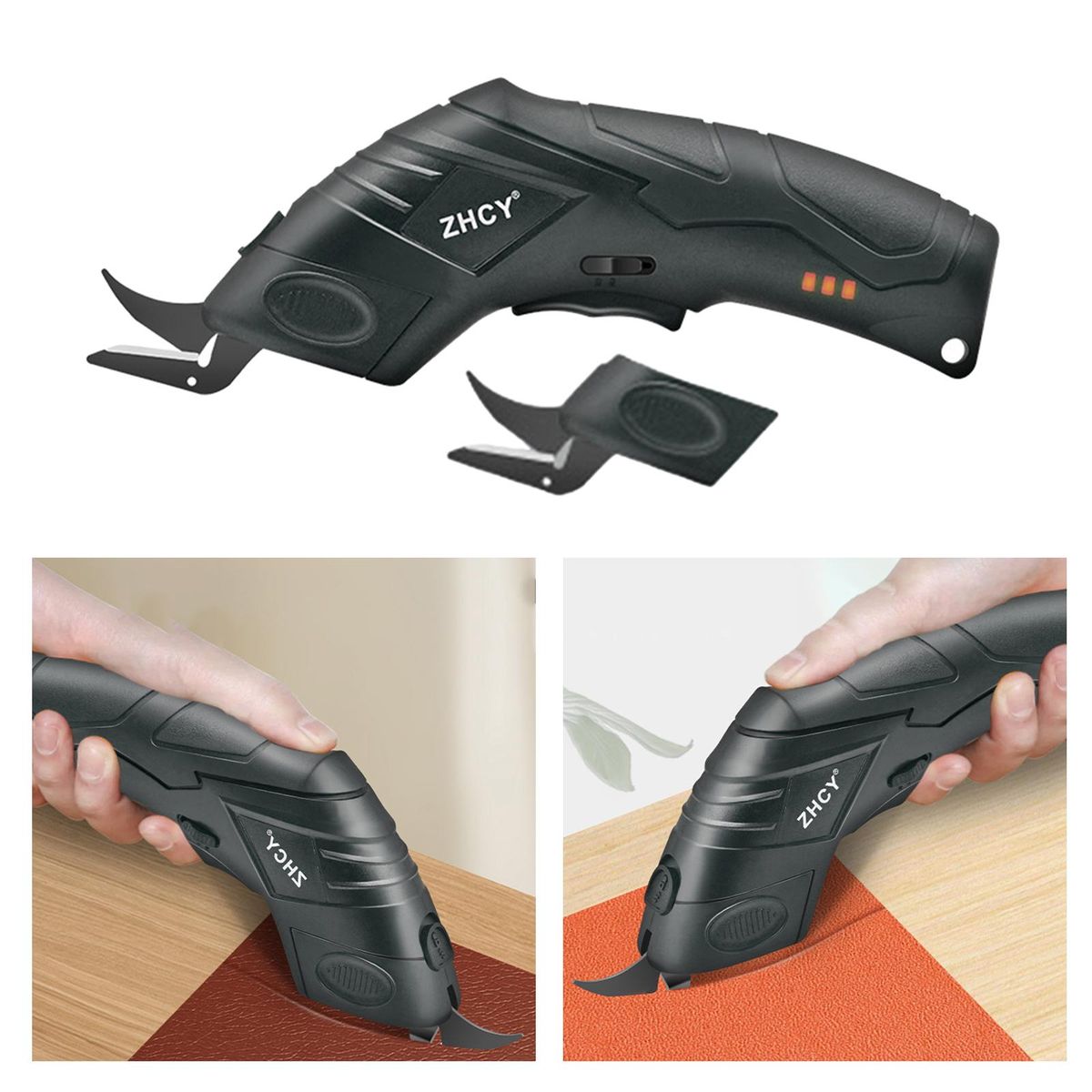 Electric Scissors Fabric Cutter Professional Double Head
