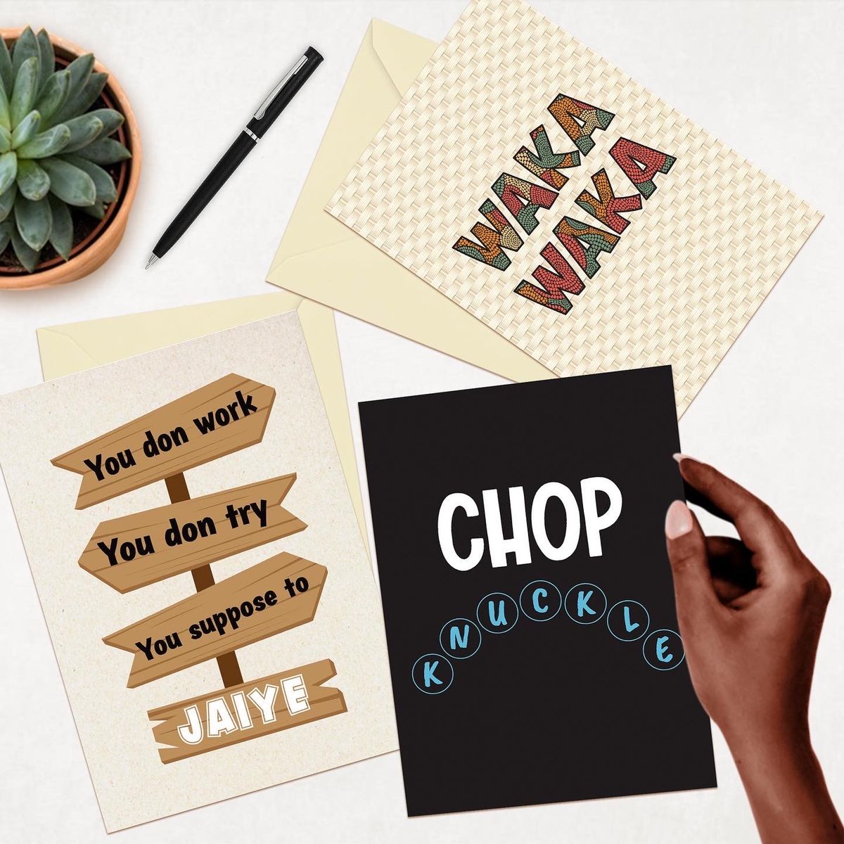 KultureGames 10 Pack Premium Nigerian Greeting Cards