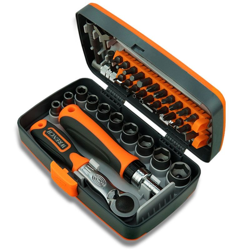 38-In-1 Ratchet Multi-Purpose Screwdriver Set