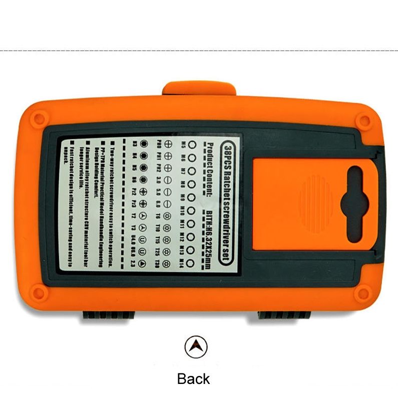 38-In-1 Ratchet Multi-Purpose Screwdriver Set