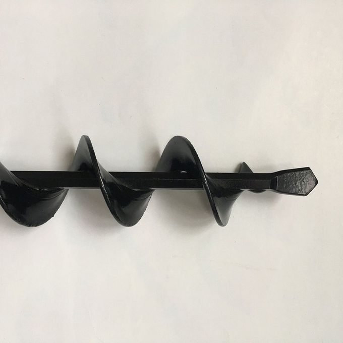 Durable Use Universal Piral Leaf Drill Bit Ele Tri  Hammer Impa T Drill Bit-black-220mm