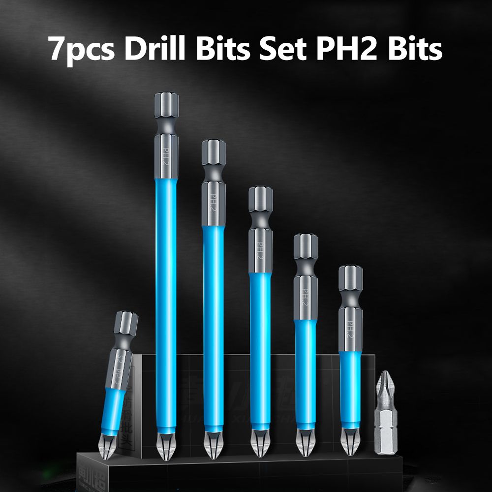 7pcs Power Drill Bits Set Electric Drill Bits Screwdriver