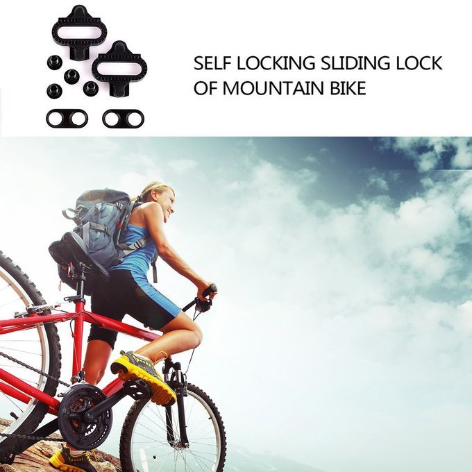 Mountain Bike Riding Self-lo King Slip  Leats Pedals  Leats Nuts Lo King Plate-black