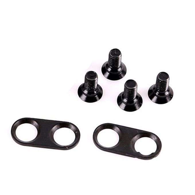 Mountain Bike Riding Self-lo King Slip  Leats Pedals  Leats Nuts Lo King Plate-black