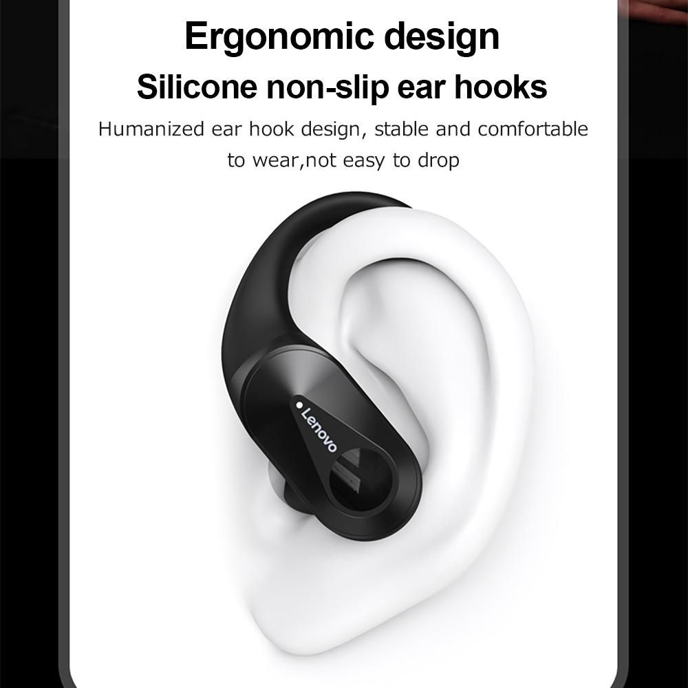 Lenovo thinkplus LP75 True Wireless BT Headphones Sports Earbuds BT5.3 Chip HiFi Stereo Sound Long Endurance Time White