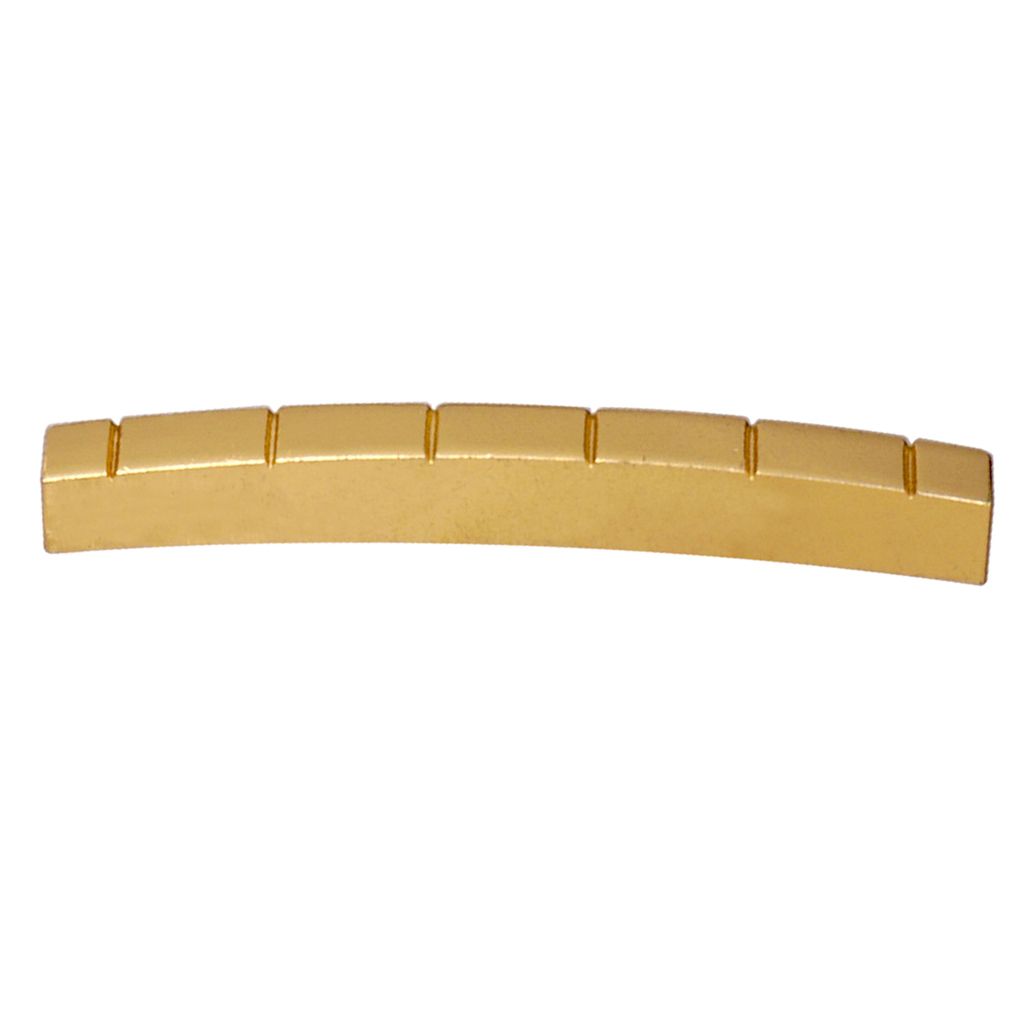 6 String 43mm Brass Slotted Nut For Electric Guitar Spare Parts Repair