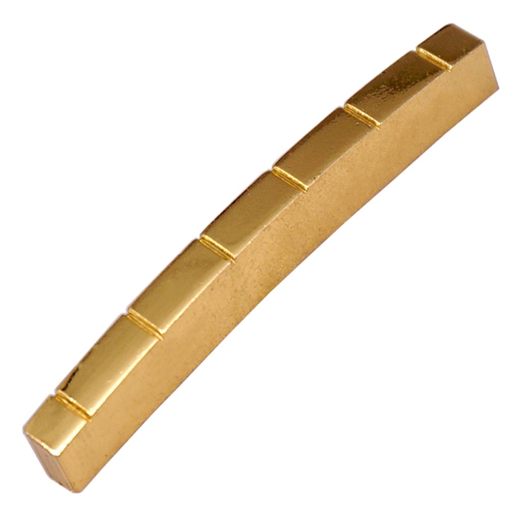 6 String 43mm Brass Slotted Nut For Electric Guitar Spare Parts Repair