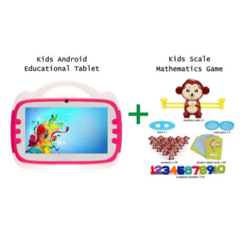 T262 - Kids Android Educational Tab  + Maths Counting Scale Game