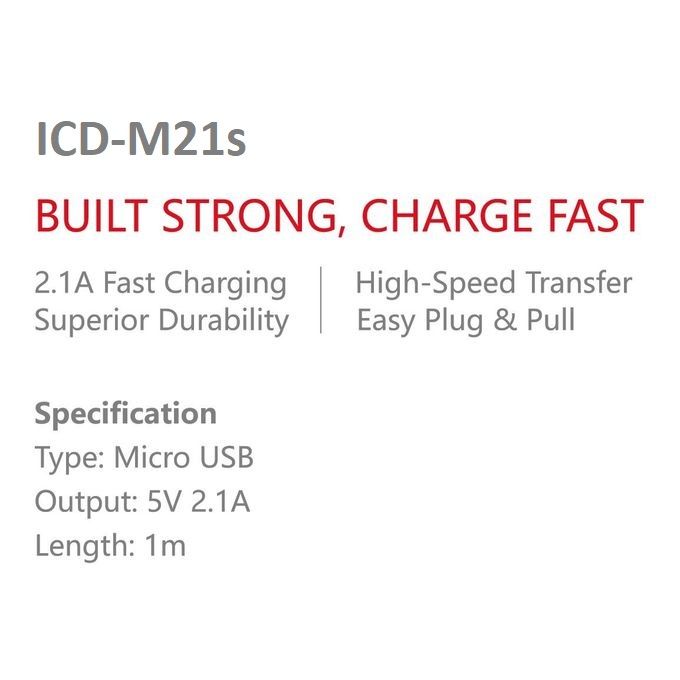 2.1A Fast Charging Durable Micro USB Data Cable