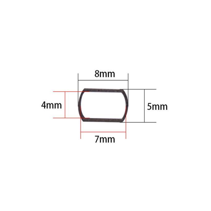 Baitcasting  Reel Handle Parts Metal Frame Change Hole 5x8mm To