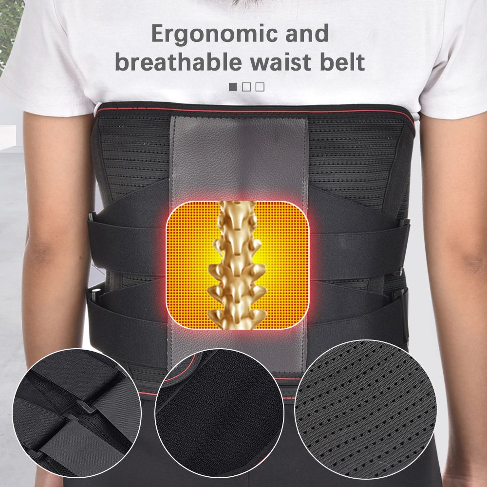 Lumbar Support Belt Lumbosacral Back Brace Adjustable