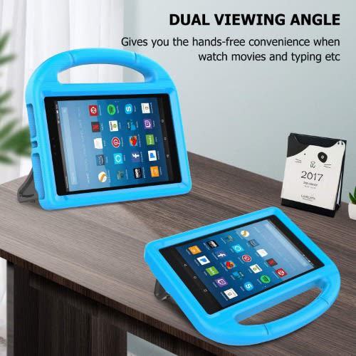 Fire 7 Tablet With Alexa - 7" Display - 1GB RAM - 16GB ROM +Blue Box Proof case