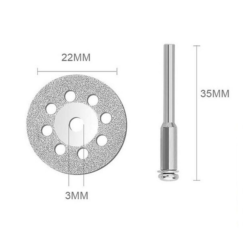 24pcs Diamond Cutting Wheels 22mm Diameter Cut Off Discs