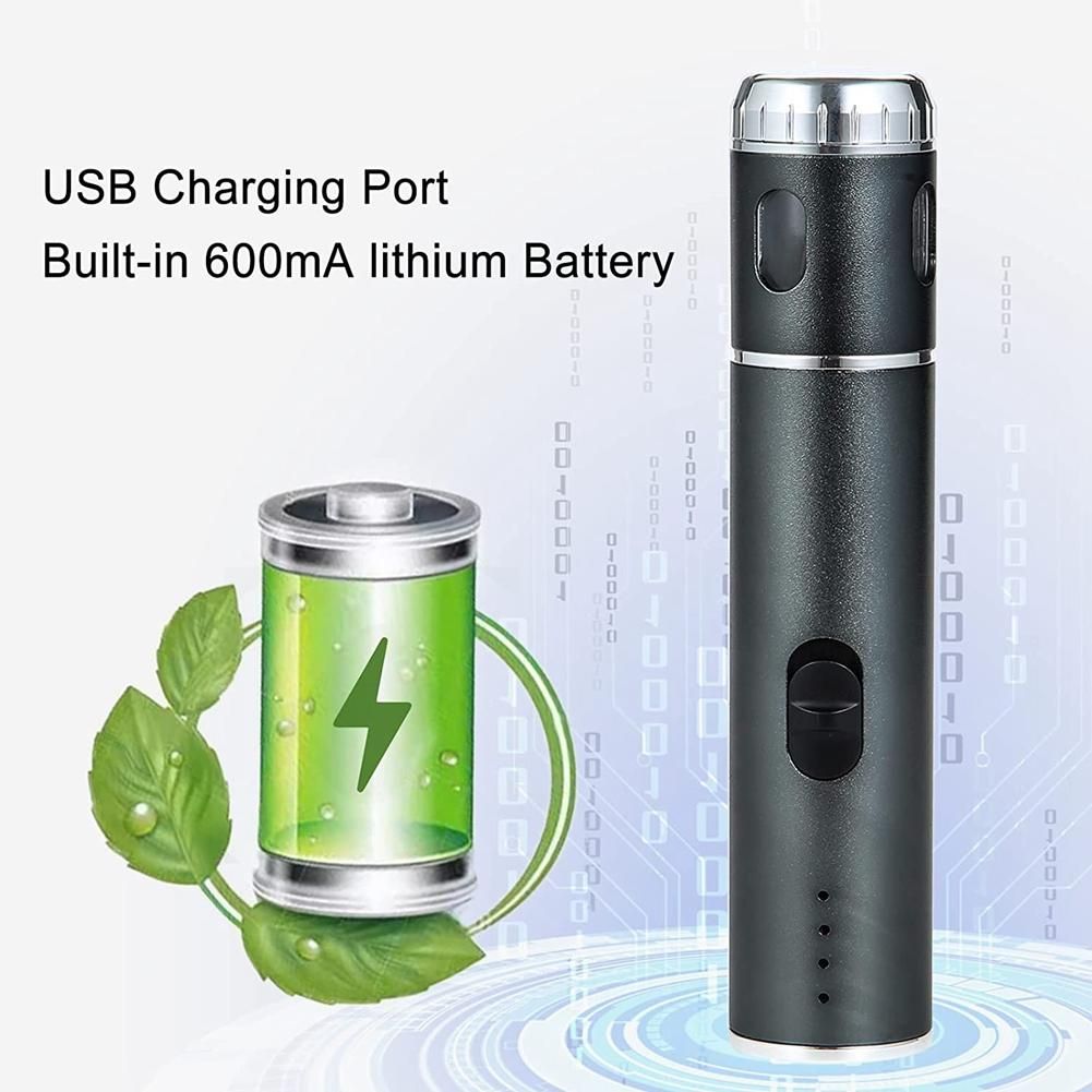 Electric Portable  USB Rechargeable Spice Multipurpose for Fluffy Product and the Kitchen Grinding Grey