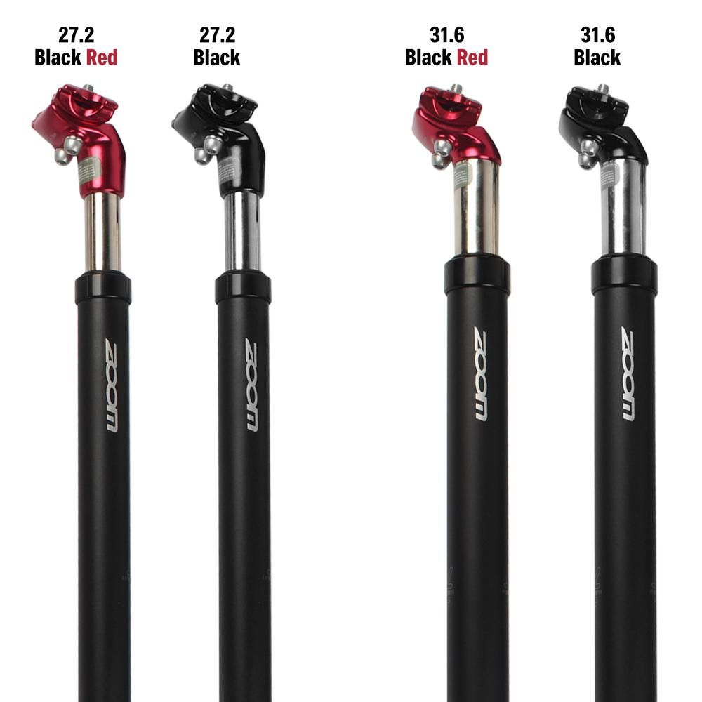 Suspension Bike Seatpost Shock Absorber Seat Pole MTB Bike Seat Tube 31.6x350mm / 27.2x350mm Bike Seat Post