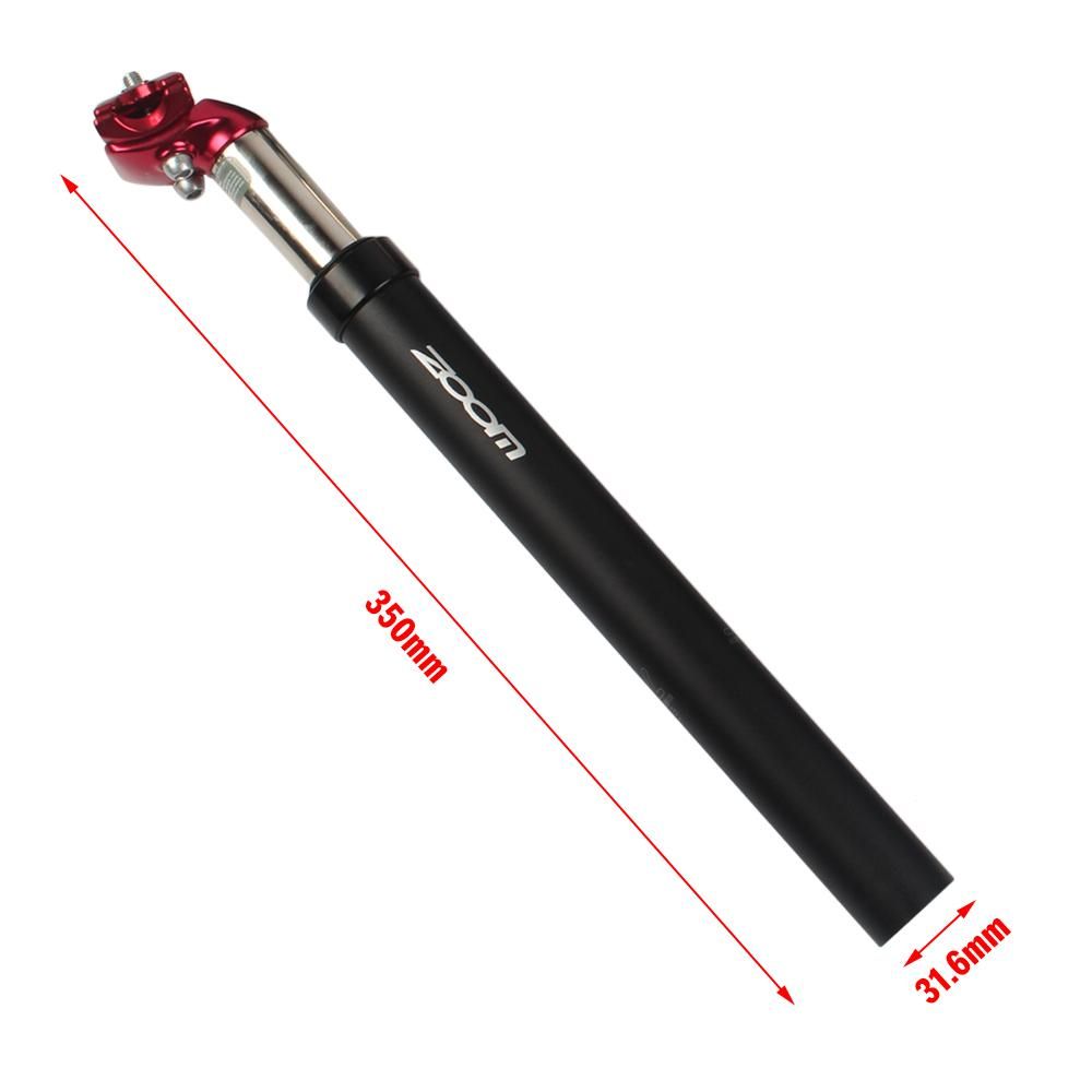 Suspension Bike Seatpost Shock Absorber Seat Pole MTB Bike Seat Tube 31.6x350mm / 27.2x350mm Bike Seat Post