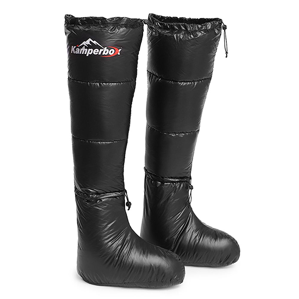 Winter Down Booties Socks Warm Soft Windproof Long Sleeping