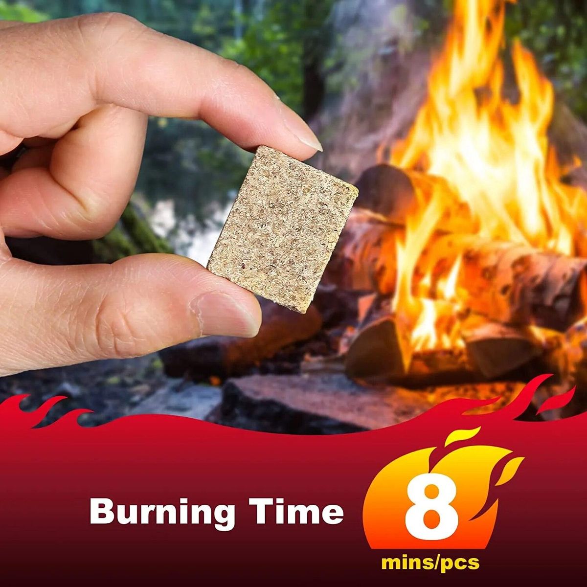 Natural Wood Chips Fire Starter for Fireplace Camping Grill Stove Lighting Accessories