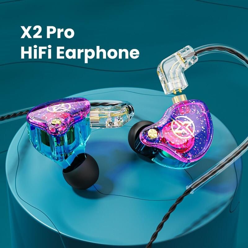 X2 Pro Noise Cancelling Headset Music Earbuds Earphone 3.5mm