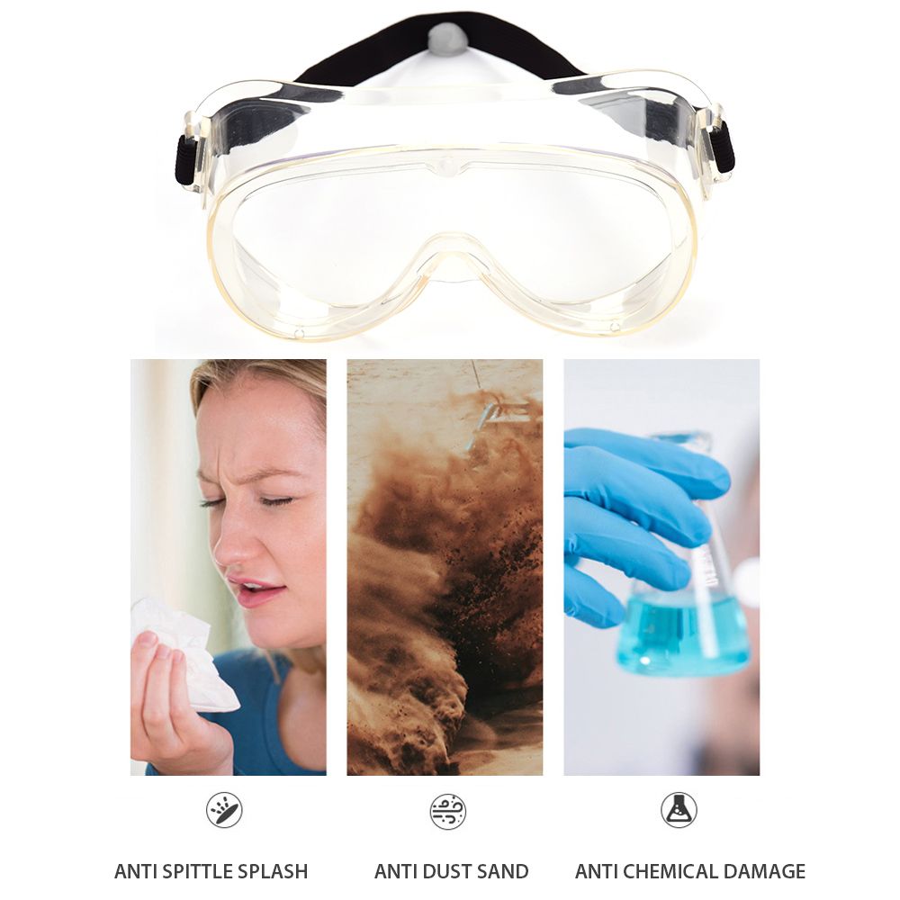 Safety Protective Goggles With Adjustable Wear Strap High
