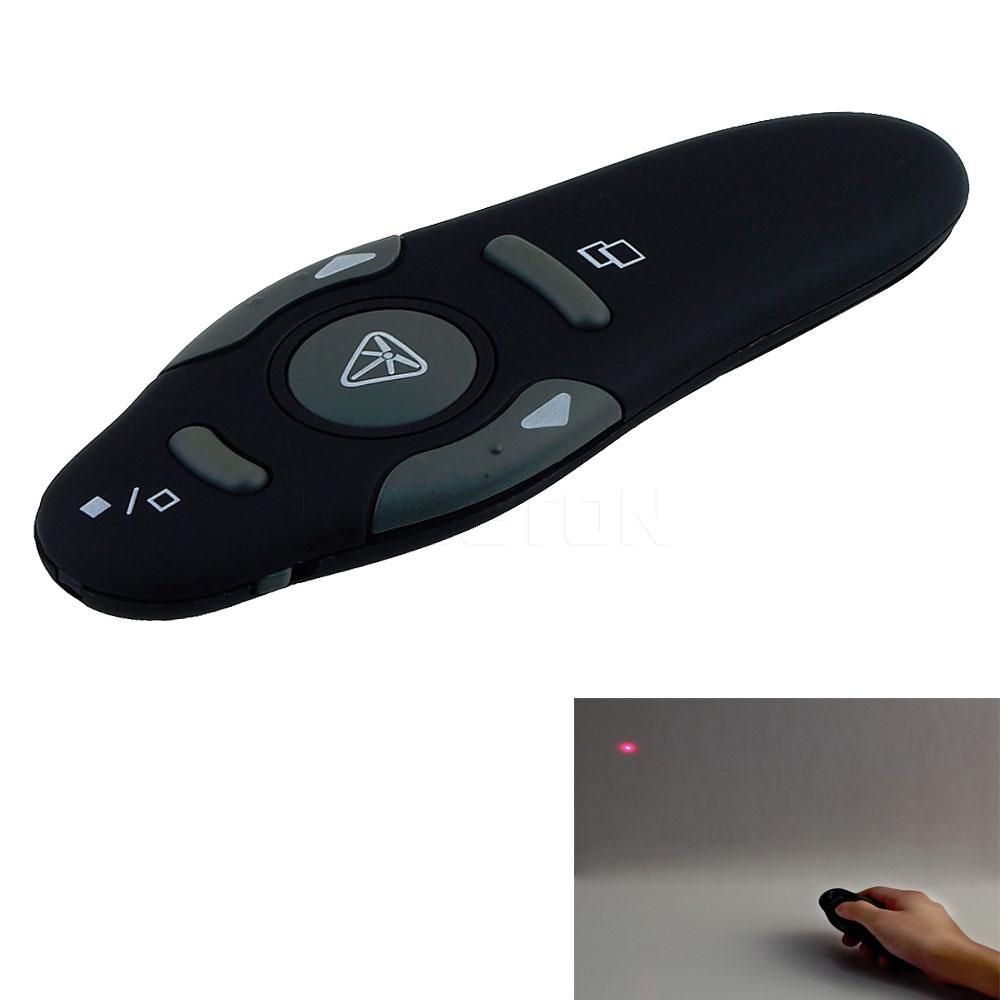 Hot Presenter Pointers 2.4G RF Wireless PPT Presentation Remote Control Red Light USB Flip Pen