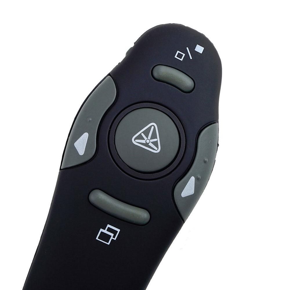 Hot Presenter Pointers 2.4G RF Wireless PPT Presentation Remote Control Red Light USB Flip Pen