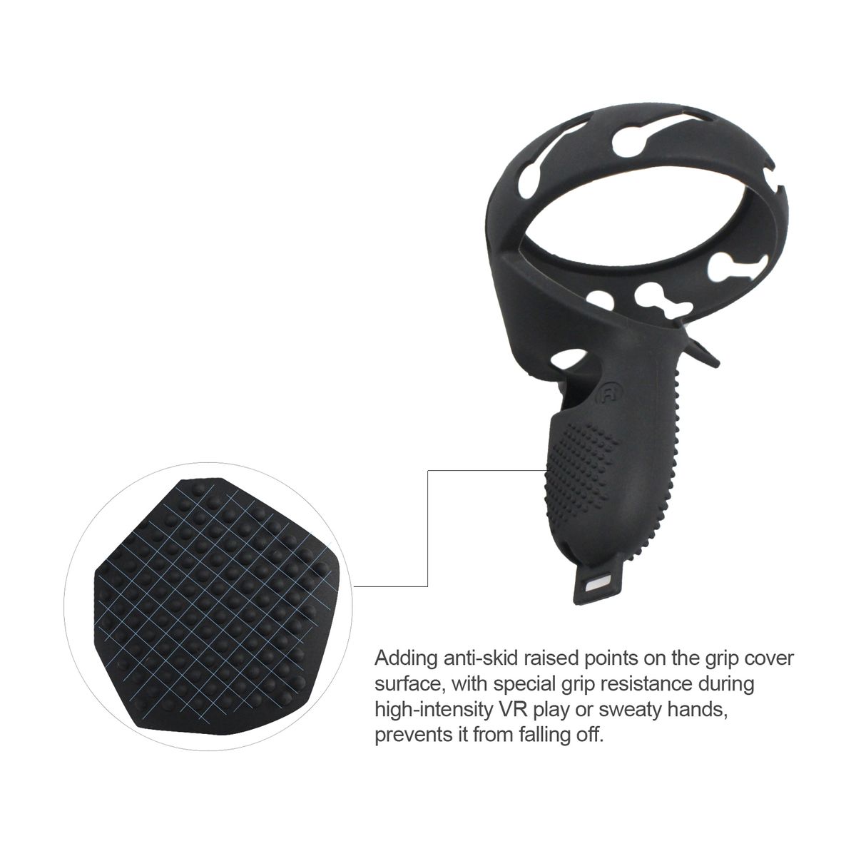 Touch Controller Silicone Grip Ring Cover Compatible With