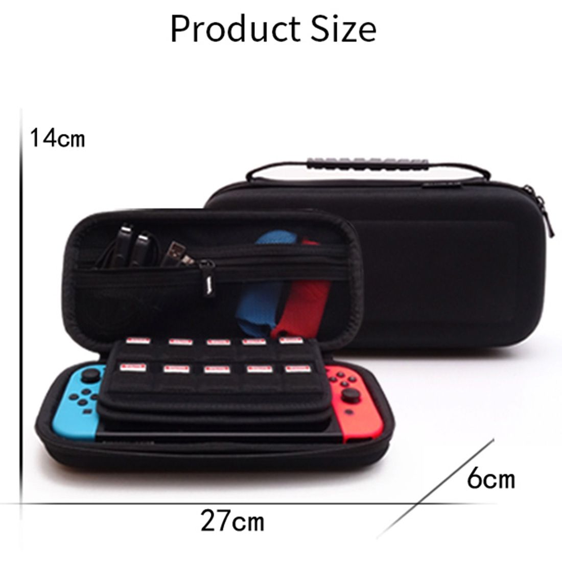 GHKJOK GH1739 EVA Portable Hard Shell Cover Cases For Switch