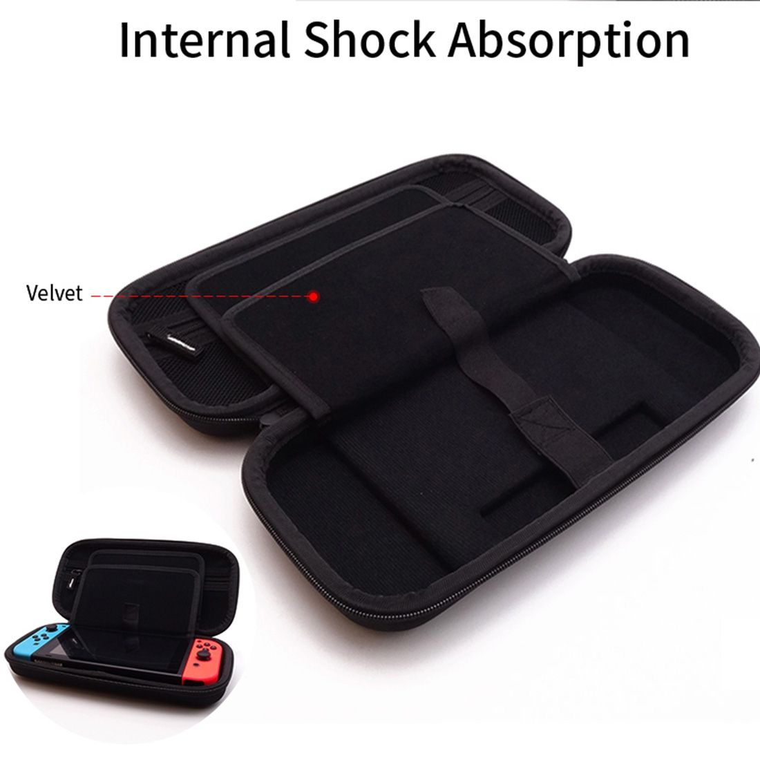 GHKJOK GH1739 EVA Portable Hard Shell Cover Cases For Switch