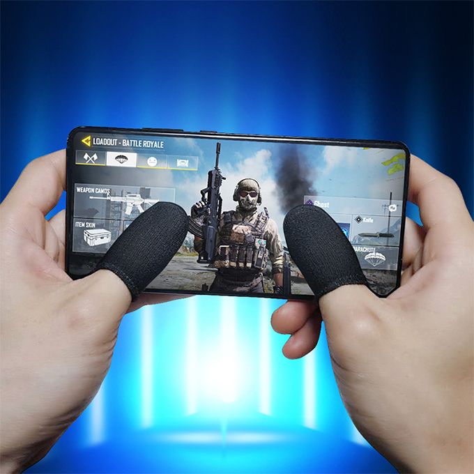 4Pcs Mobile Game Controller Finger Sleeve Sets Anti-Sweat