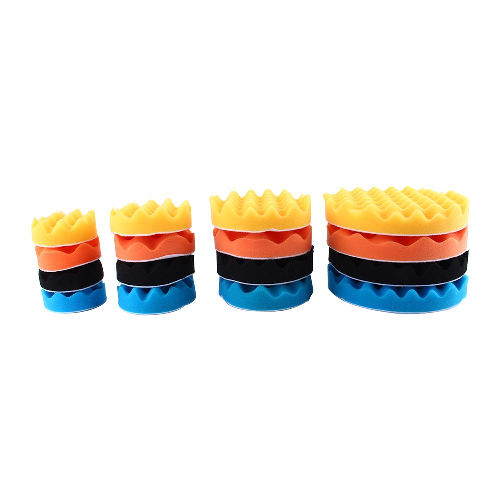 4Pcs 7 Inch Car Polishing Sponge Foam Pads Buffing Wax