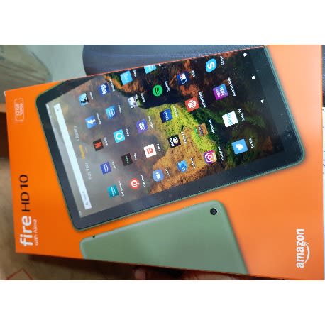 Amazon Fire Hd 10" -32GB ROM - 2GB RAM Educational Kids Tablet + Black Proof Case