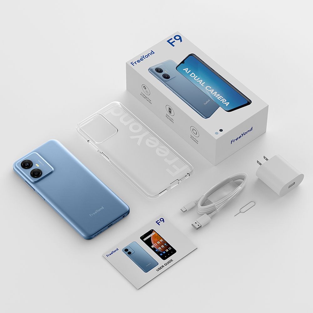 F9 6.52" 2GB RAM/64GB ROM Android 12 - Blue