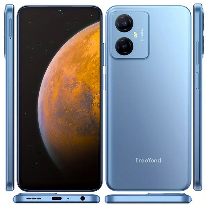 F9 6.52" 2GB RAM/64GB ROM Android 12 - Blue